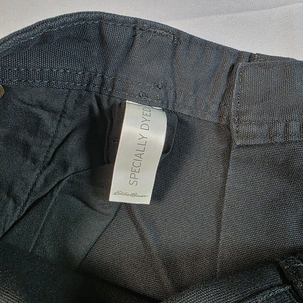 Eddie Bauer Men's Canvas Cargo Utility Shorts Black 5-Pocket Size 40 NWT - Picture 5 of 10